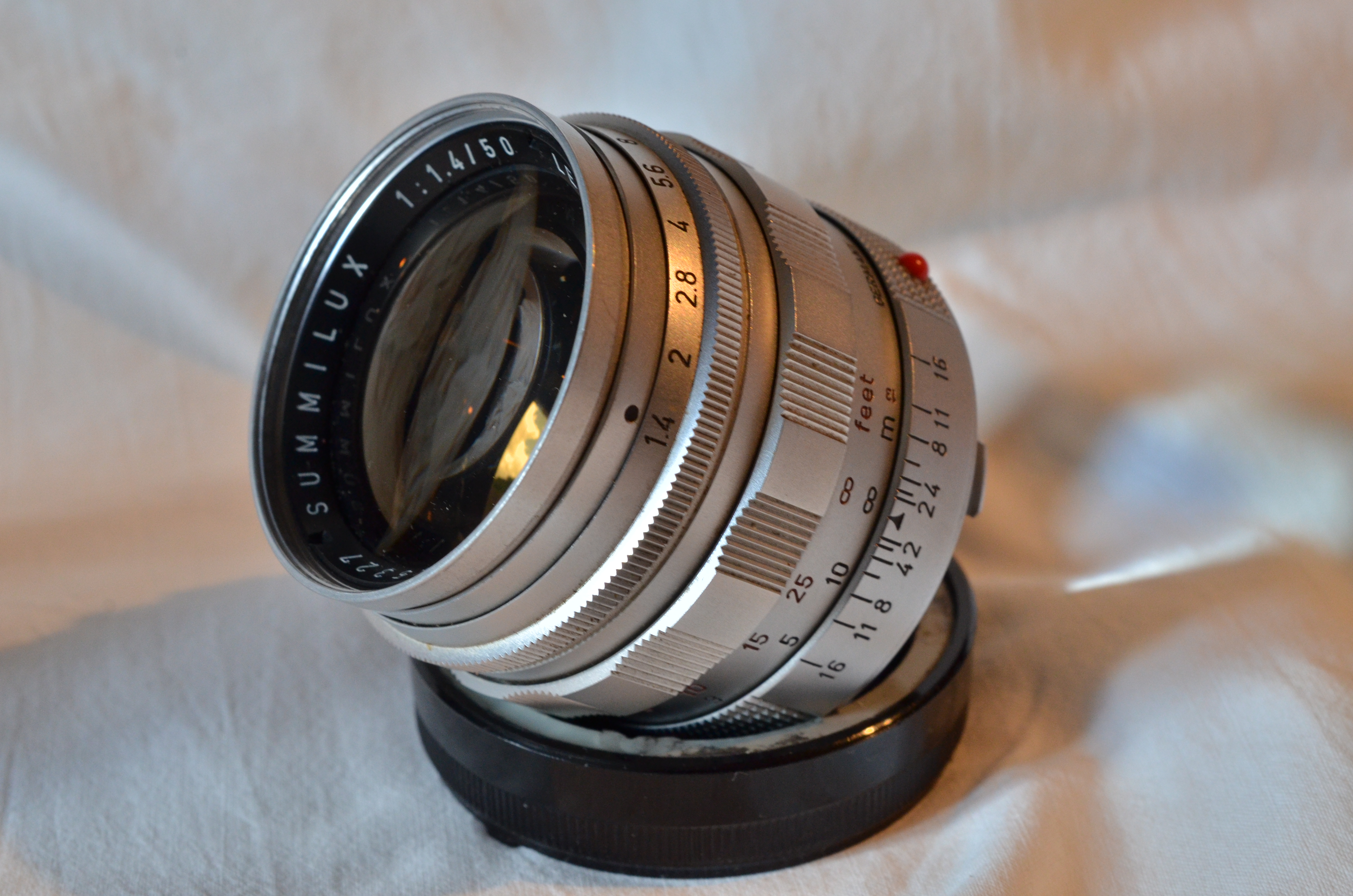 Leica Summilux 50mm f 1.4 chrome