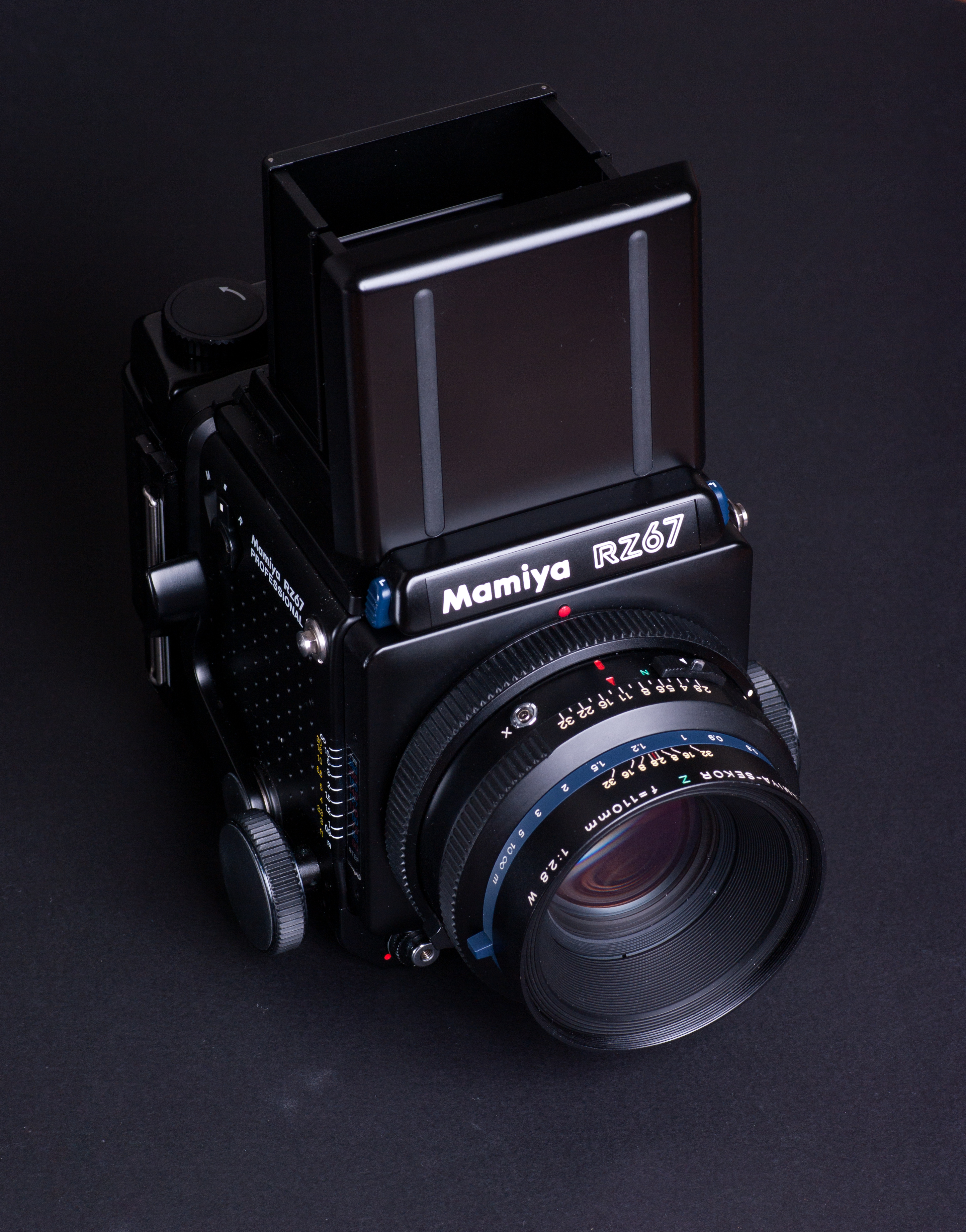 Mamiya RZ67 up front view