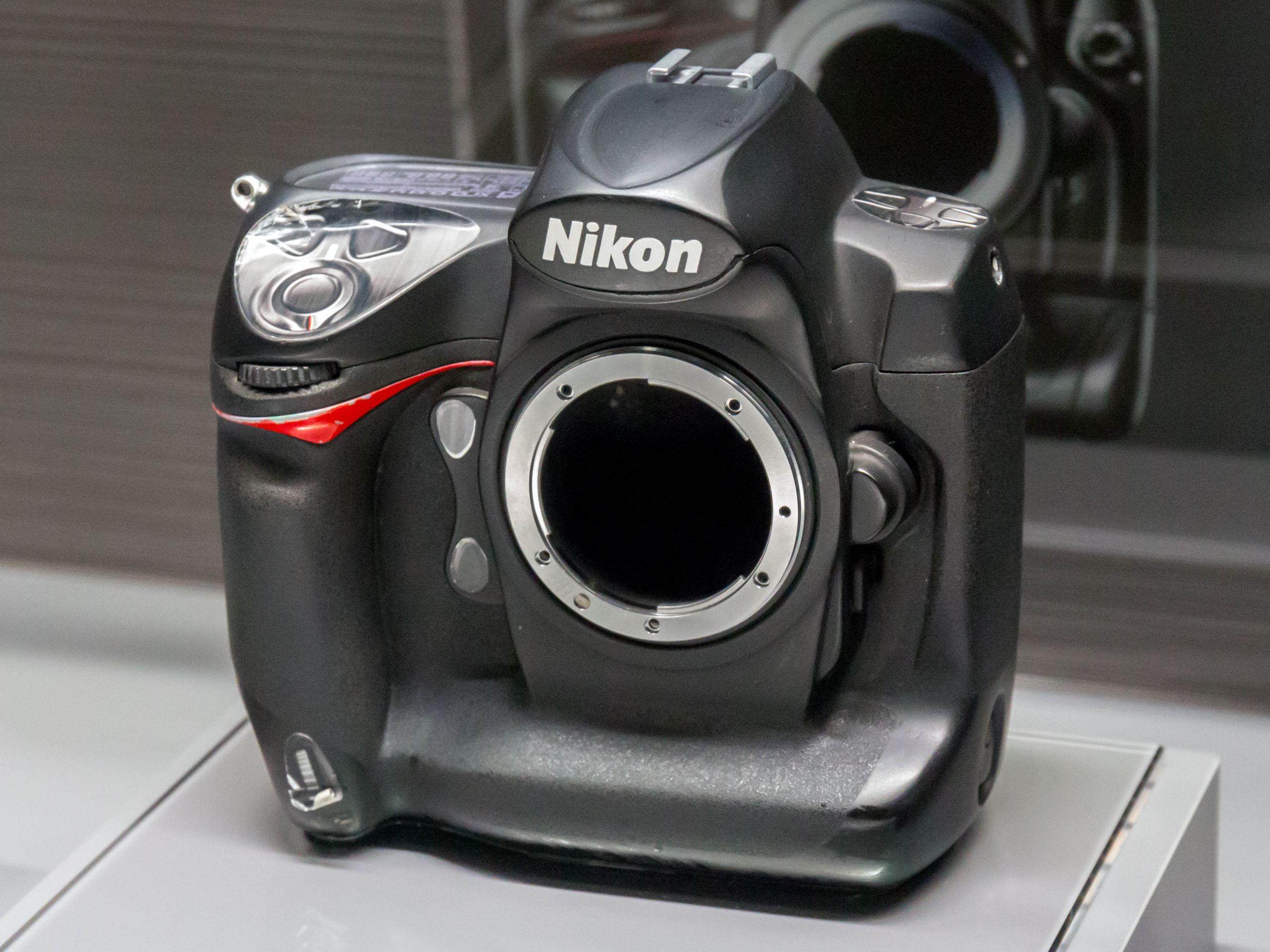 Nikon D3 design study mock-up 2015 Nikon Museum