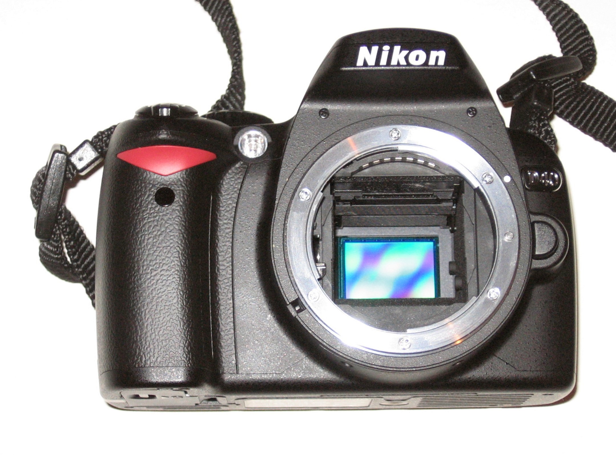 Nikon D40 sensor