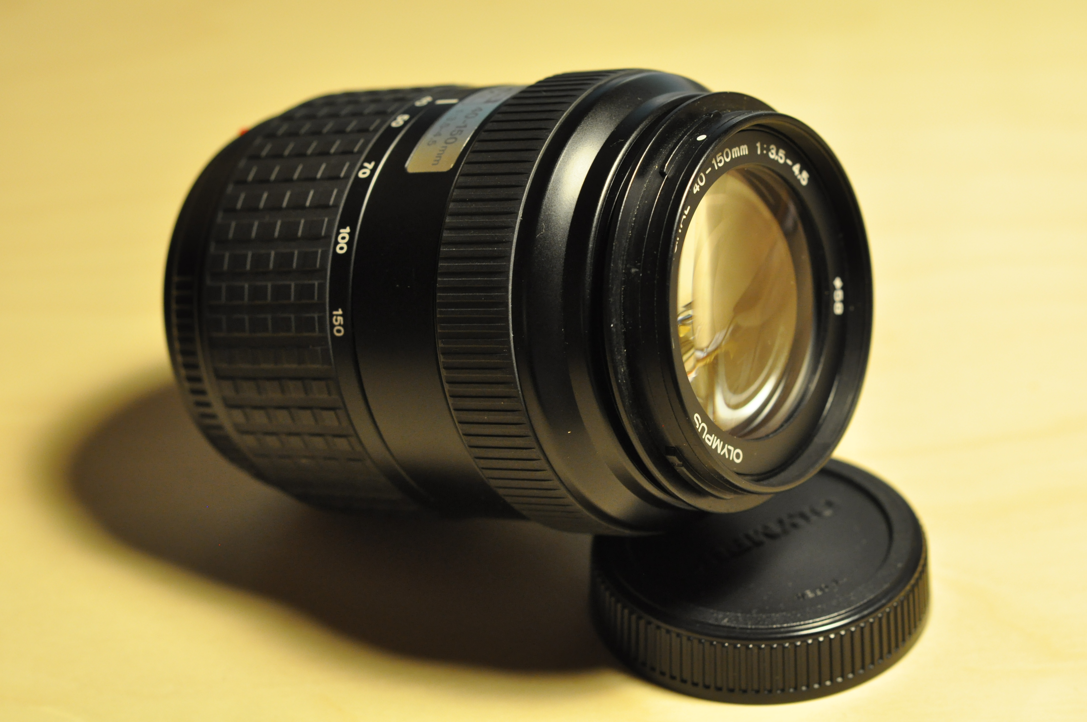 Olympus Zuiko Digital 40-150mm f3.5-4.5 lens - front