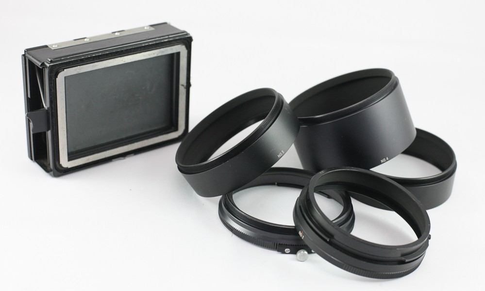 0612 Mamiya Universal Super 23 Extension tubes and ground glass focussing screen set (9122204175)