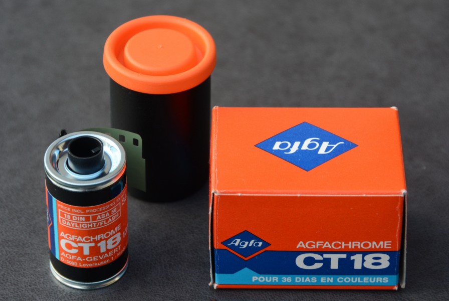 Agfa Agfachrome CT18 Diafilm mit Originalverpackung 1