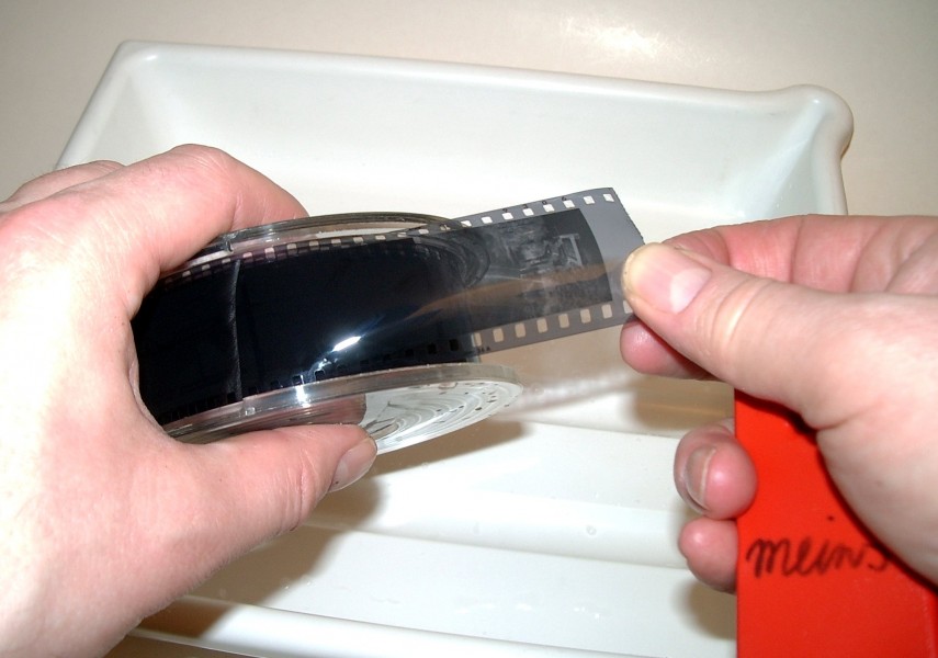 Agfa Rondinax Film ausspulen