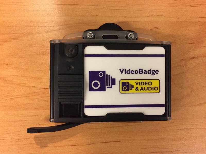 Body worn video (Edesix, videobadge)