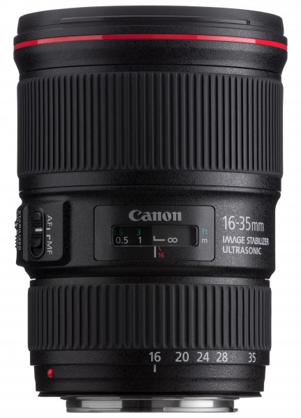 Canon EF 16-35mm f4L IS USM front horizontal