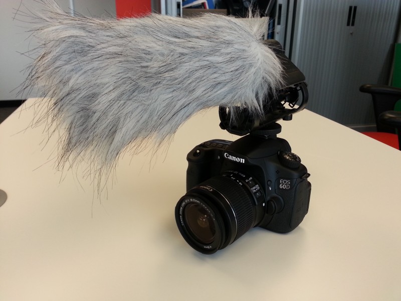 Canon EOS 60D with RODE video mic