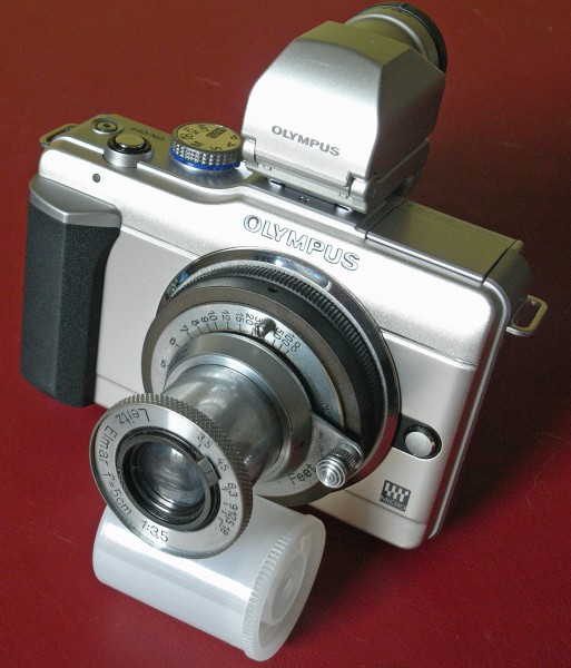 E-PL1 with E.Leitz Elmar 50mm-f3.5 (5020038929)