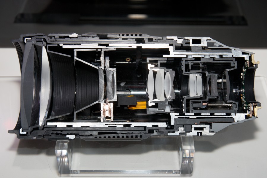 Fujinon XF100-400mm F4.5-5.6 R LM OIS WR cutaway 2016 China P&E