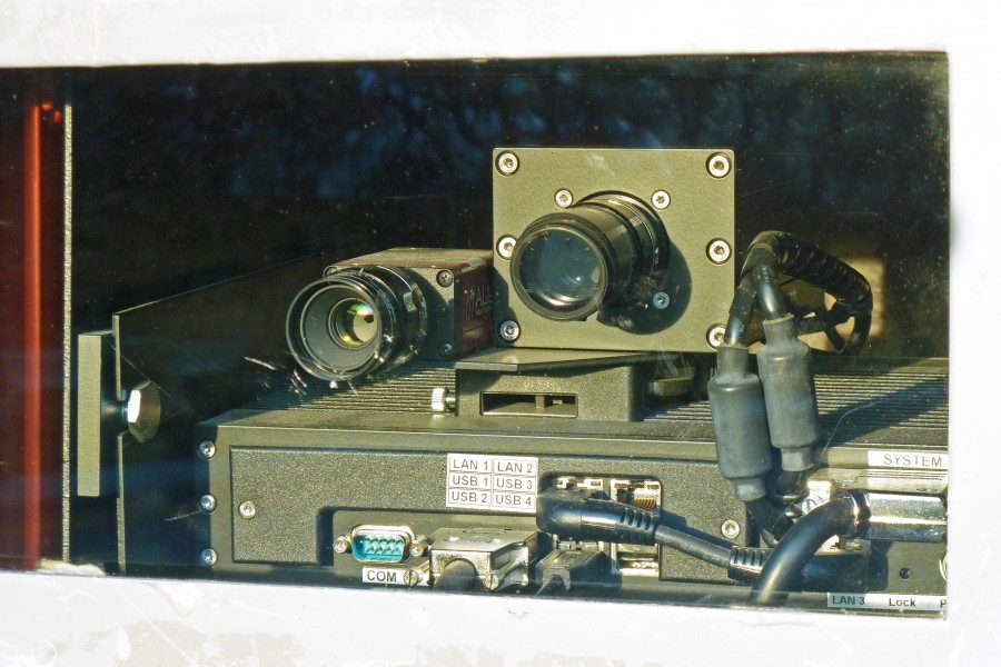 Geschwindigkeitsmesskasten Kameras