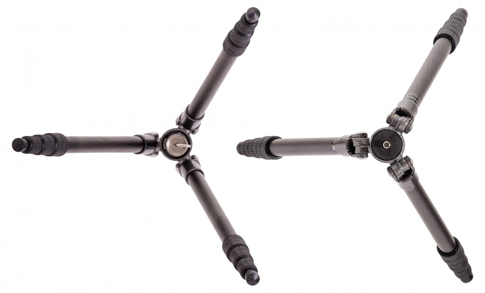 Gitzo 1541T Traveler Carbon Fiber Tripod Collage Top Bottom