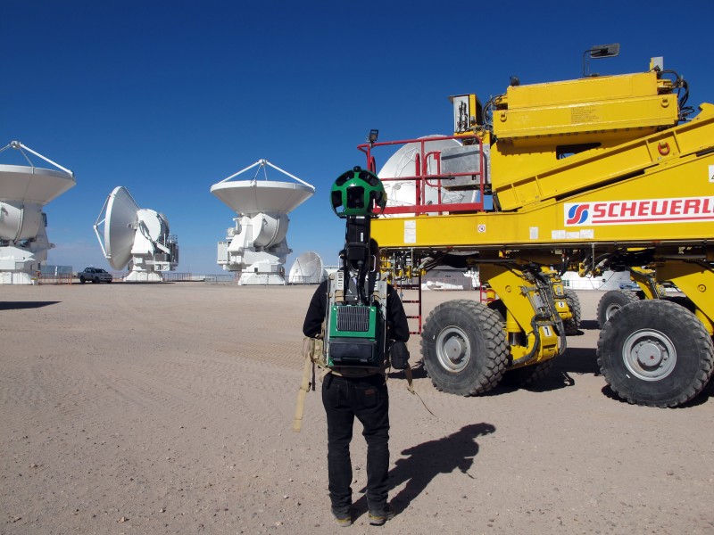 Google Street View at ALMA AOS