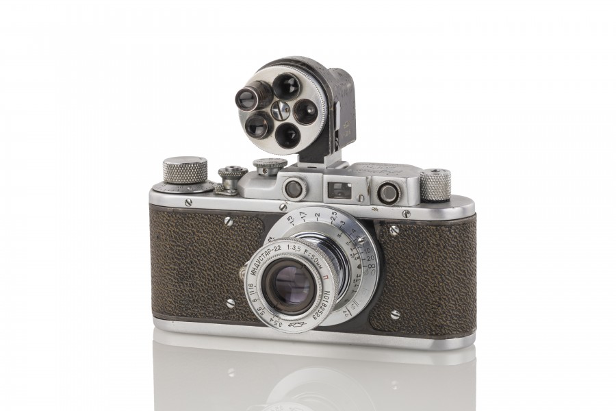 KRA 369 Zorki Krasnogorsk Zorki I 5500025 Leica II Kopie Brennweitensucher front view-9098 hf14