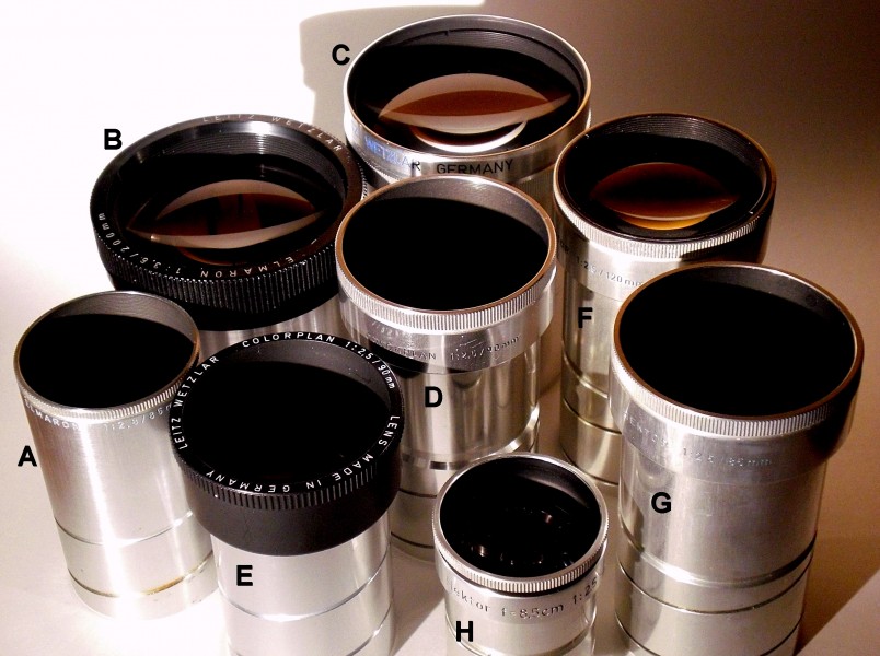 Leitz projection objectives SET1