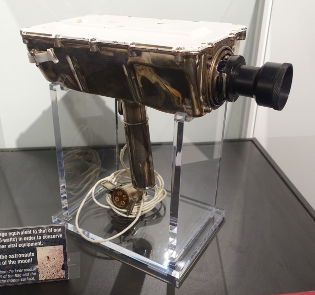 Lunar Television Camera for Apollo 11 Moon Landing, Westinghouse, identical to the model used on the moon - National Electronics Museum - DSC00569