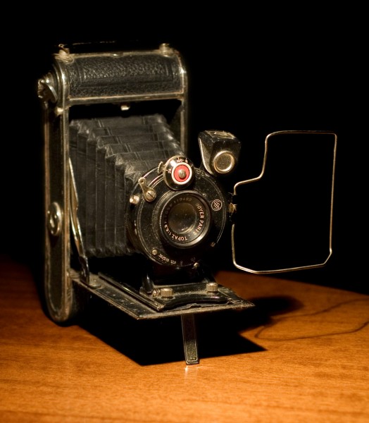 Maquina fotografica antiga