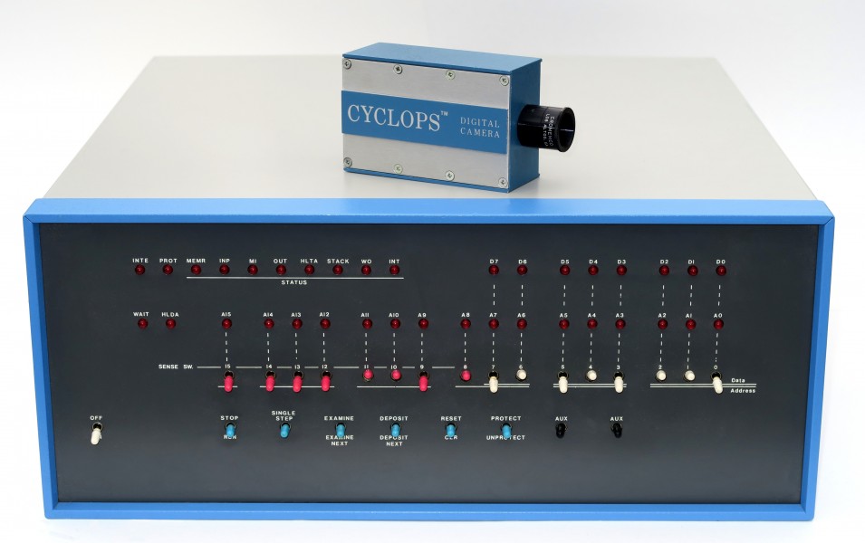 MITS Altair Computer with Cromemco Cylops Camera