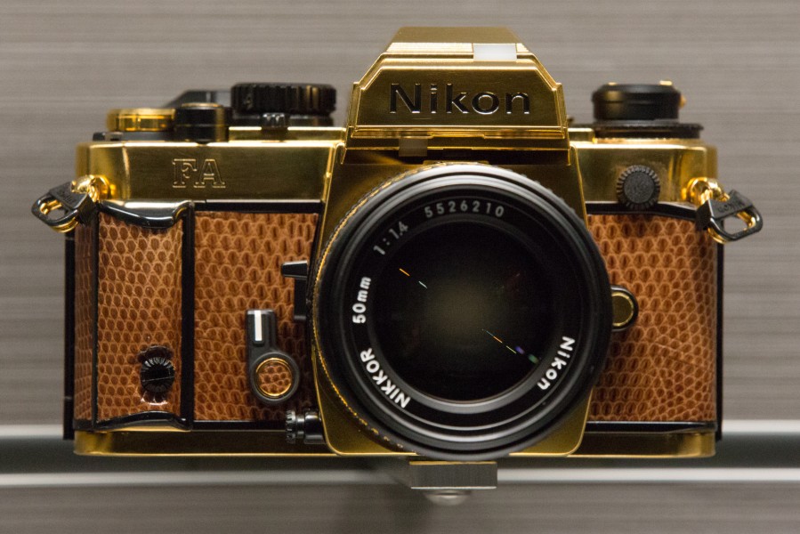 Nikon FA Gold front 2016 Nikon Museum