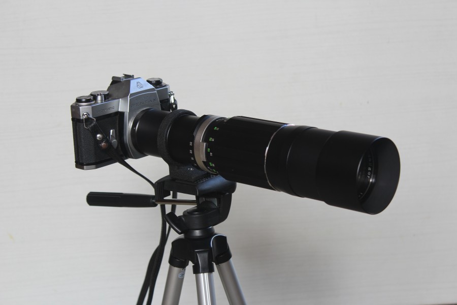 PentaxSpotmatic Vivitar400mm 2