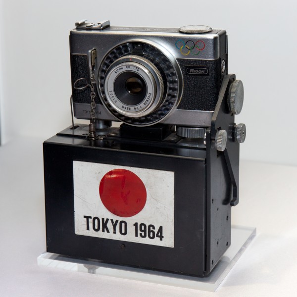 Ricoh Auto Shot for 1964 Summer Olympics finish line recording 2 2014 CP+