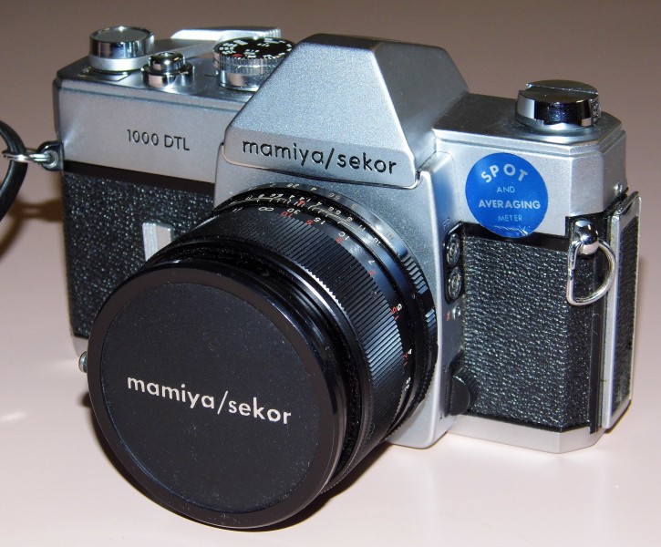 Vintage Mamiya-Sekor 1000 DTL 35mm SLR Film Camera, Made In Japan, First Camera With Dual-Pattern Through-The-Lens (TTL) Metering, Circa 1968 - 1973 (13472677203)