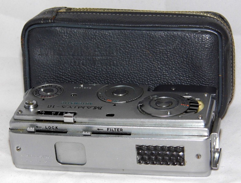 Vintage Mamiya 16 Automatic Spy-Type Film Camera, Made In Japan, A Subminiature Viewfinder Camera, Uses 16mm Film, Introduced In 1959 (16718595445)