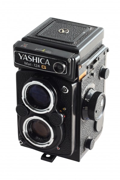Yashica mat 124G - ouvert