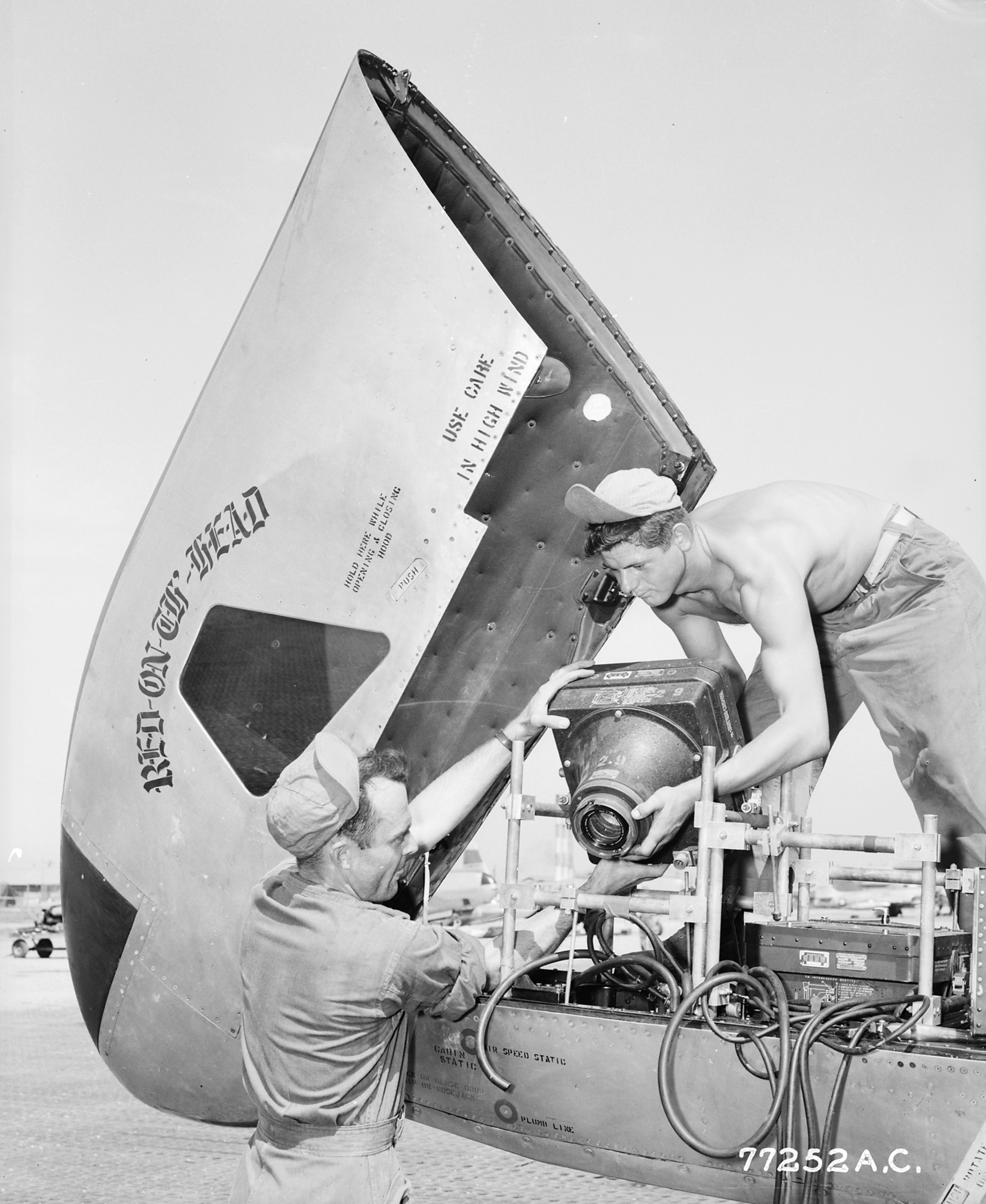 RF-80A camera installation 1950
