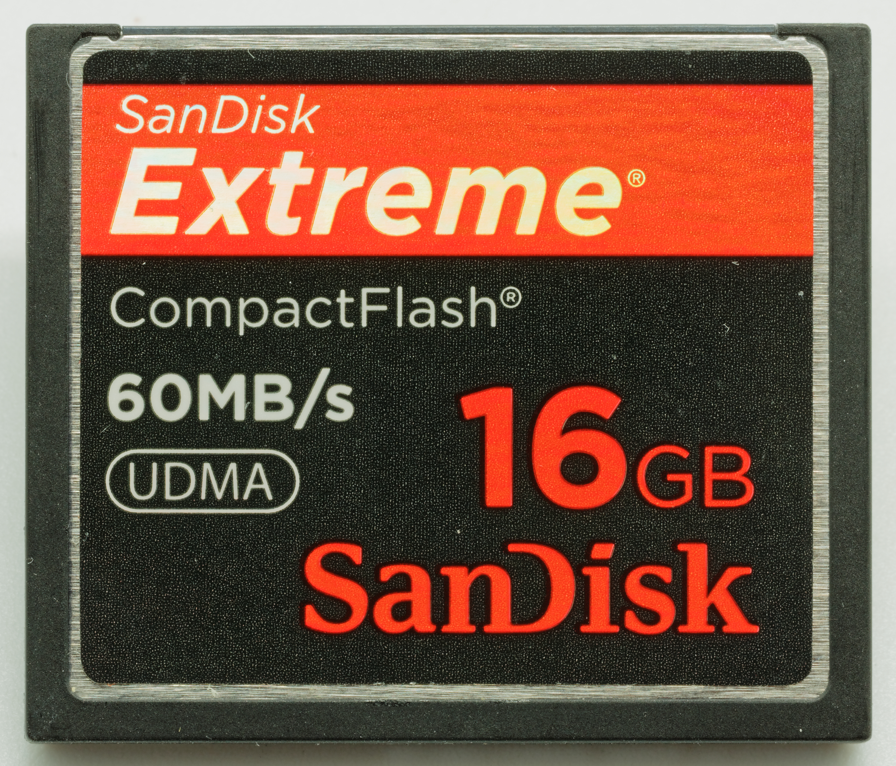 SANDISK Extreme CompactFlash card 16 GB 60 MBs - 2015 - 002