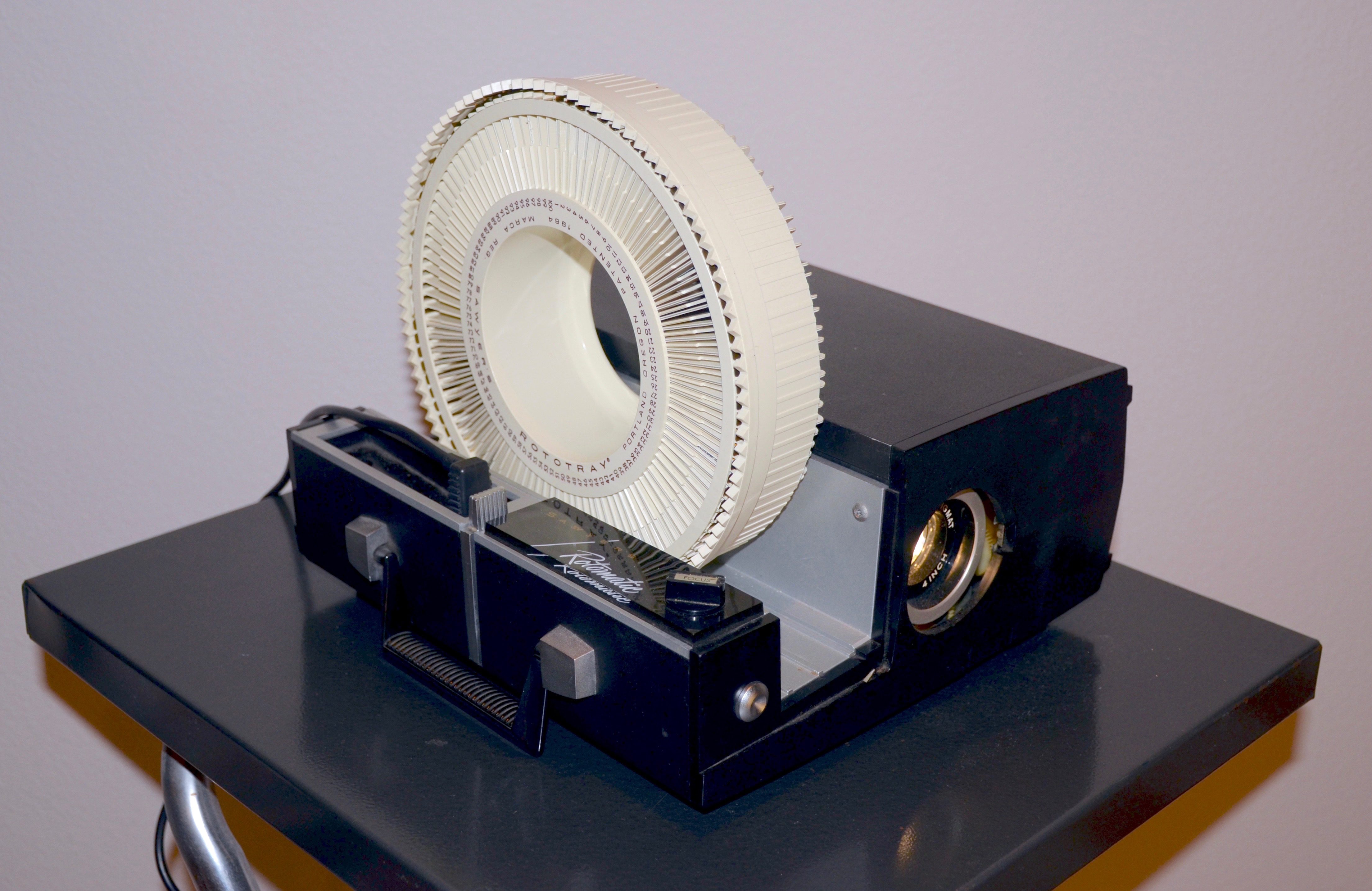 Sawyer's Rotomatic slide projector