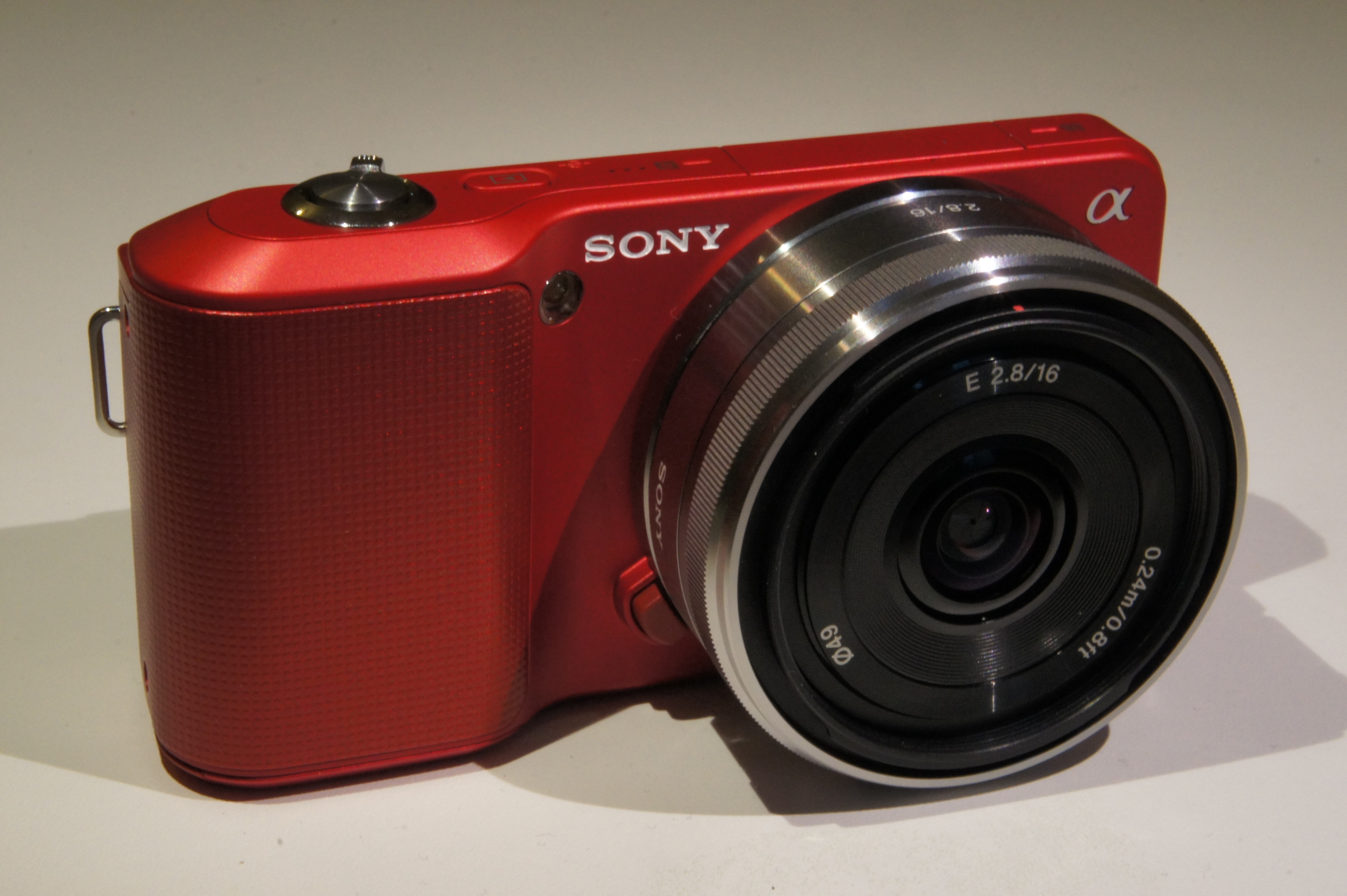 Sony NEX-3 red Pancake