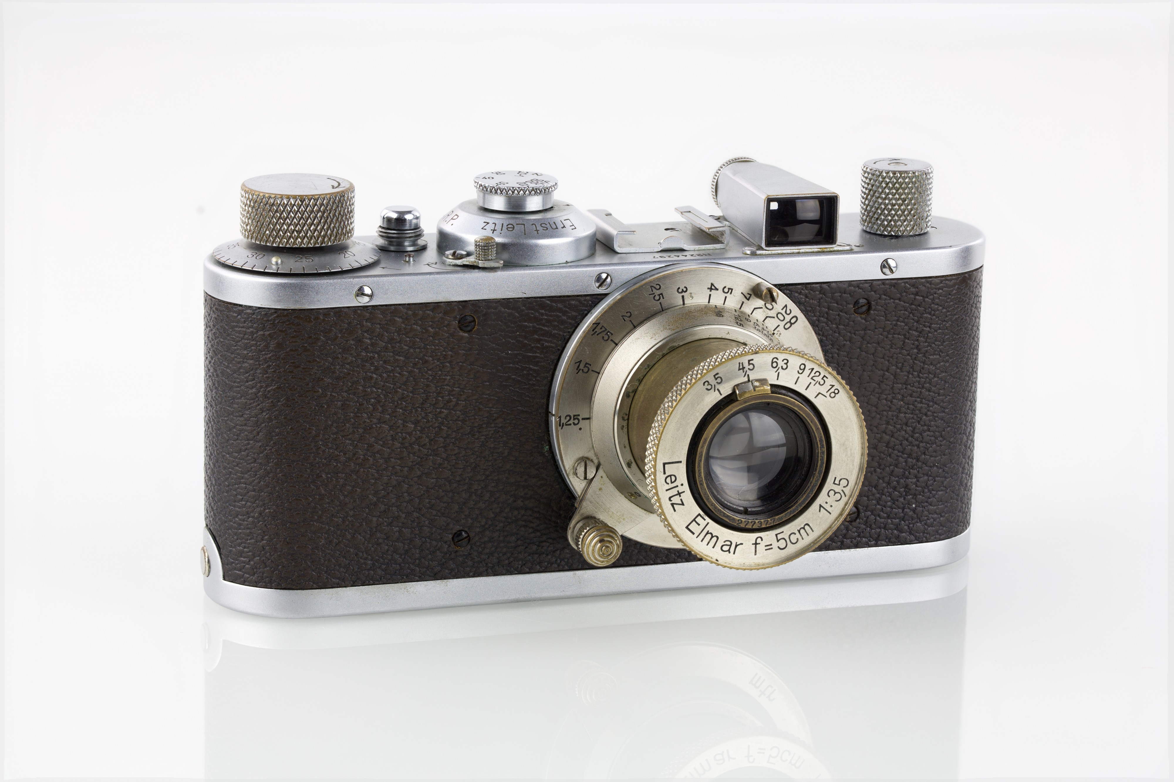 LEI0190 188 Leica Standard Chrom Sn. 244297 1937 -38-M39 Front view-5809 hf