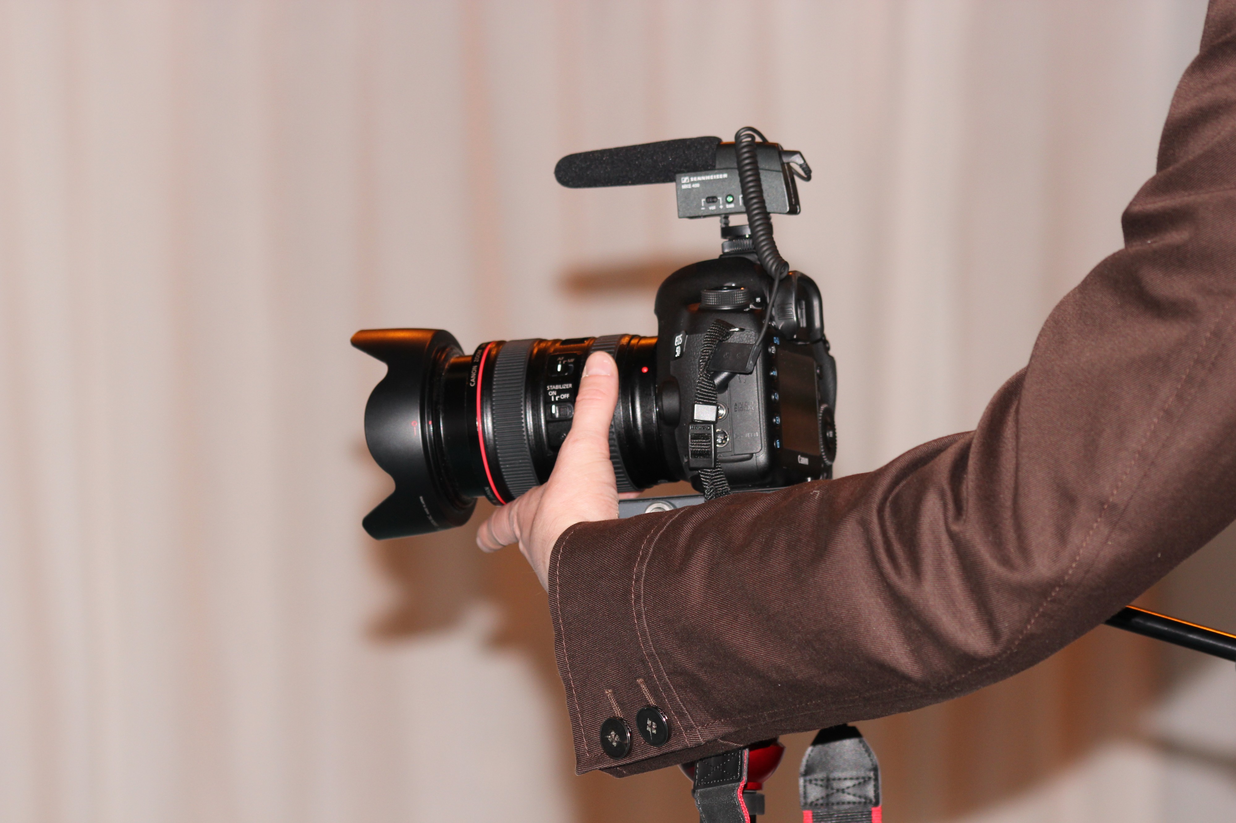 Salon du Livre 2015 - Enregistrement vidéo avec un Canon 5D et un micro - 2
