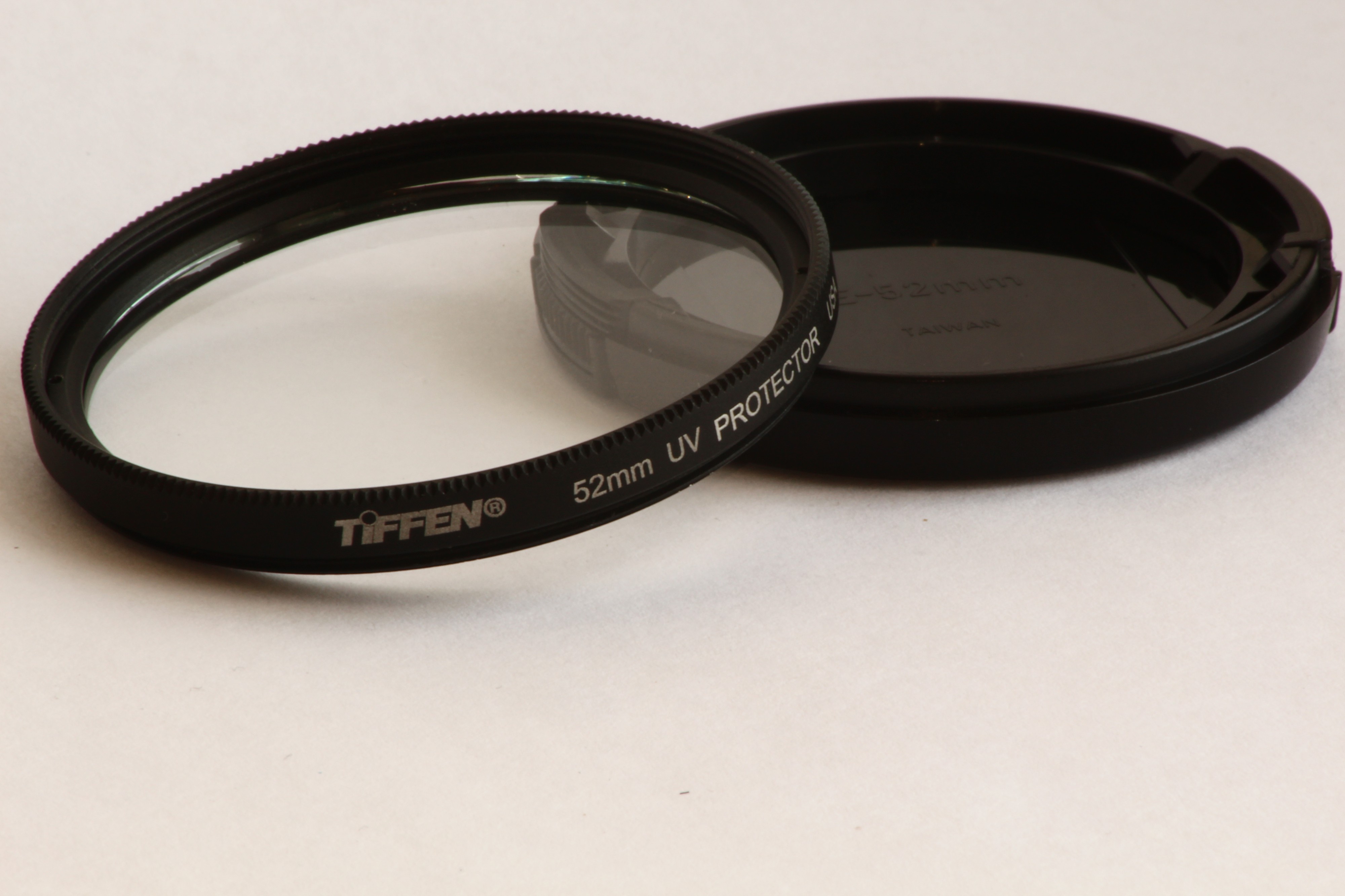 Tiffen 52mm UV filter with lens cap