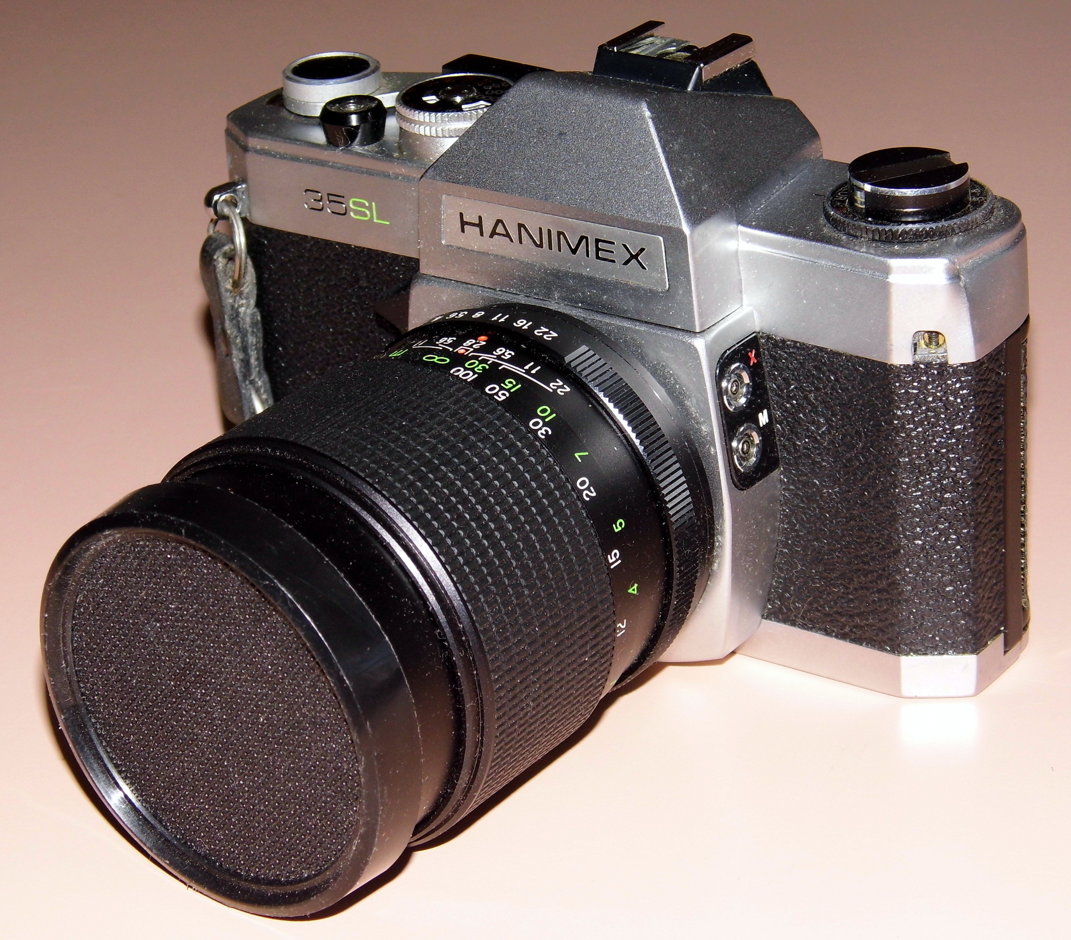 Vintage Hanimex 35mm SLR Film Camera, Model 35-SL, Made In Japan (13541527895)
