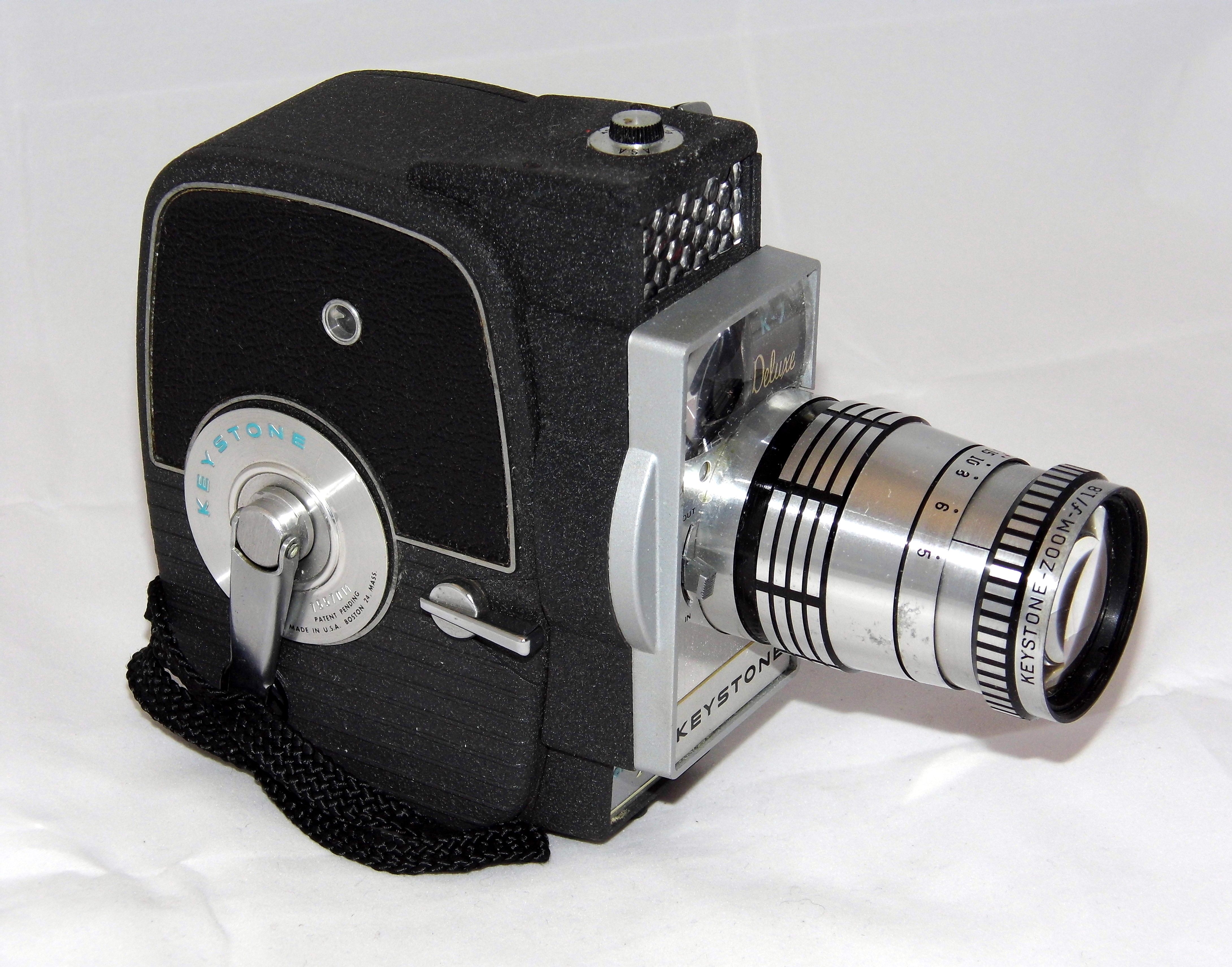Vintage Keystone Model K-7 Electric Eye 8mm Movie Camera With Zoom Lens, Circa 1961 (17017591137)