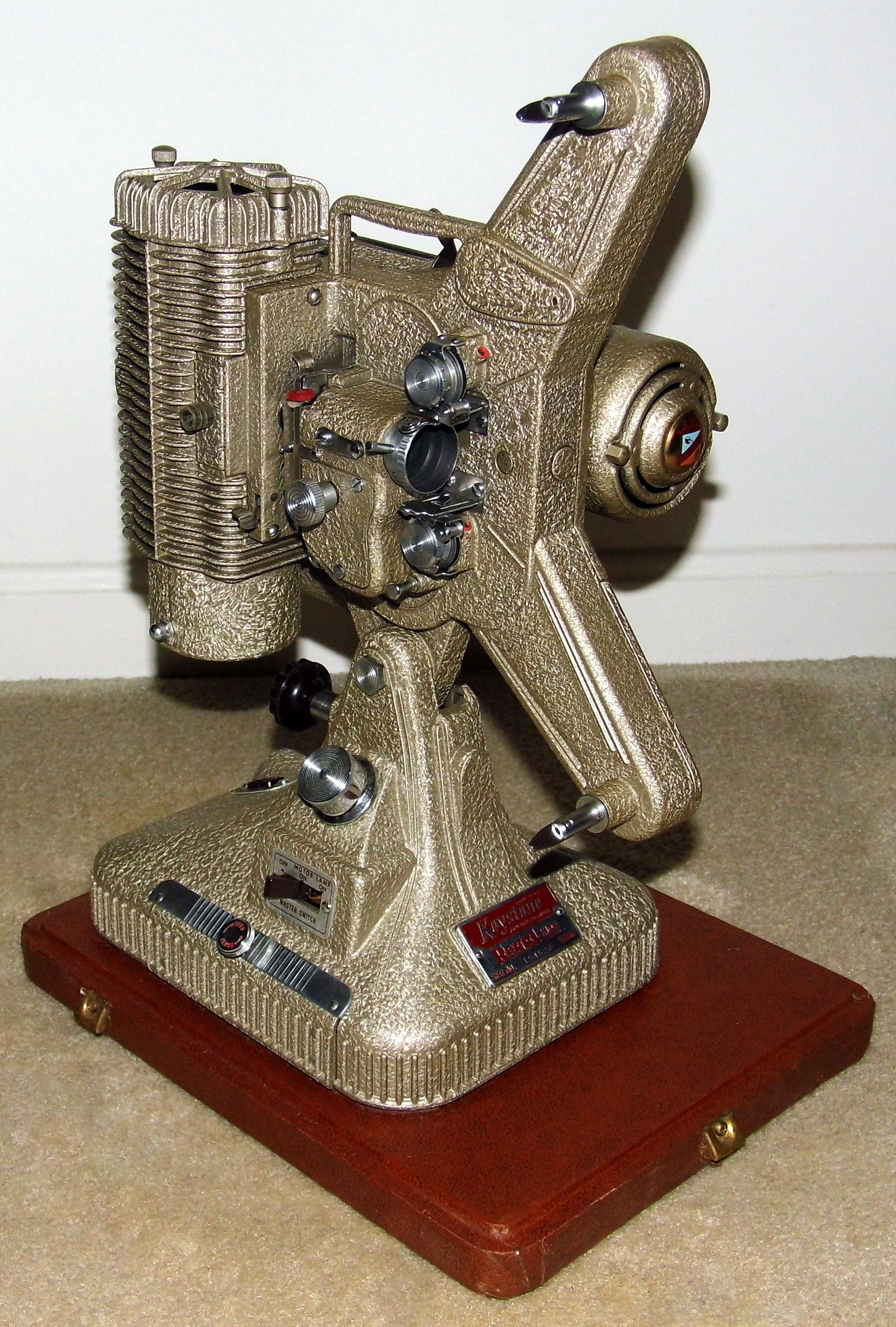 Vintage Keystone Regal 8mm Movie Projector, Model K109, Made In USA, Circa 1953 (18574333241)