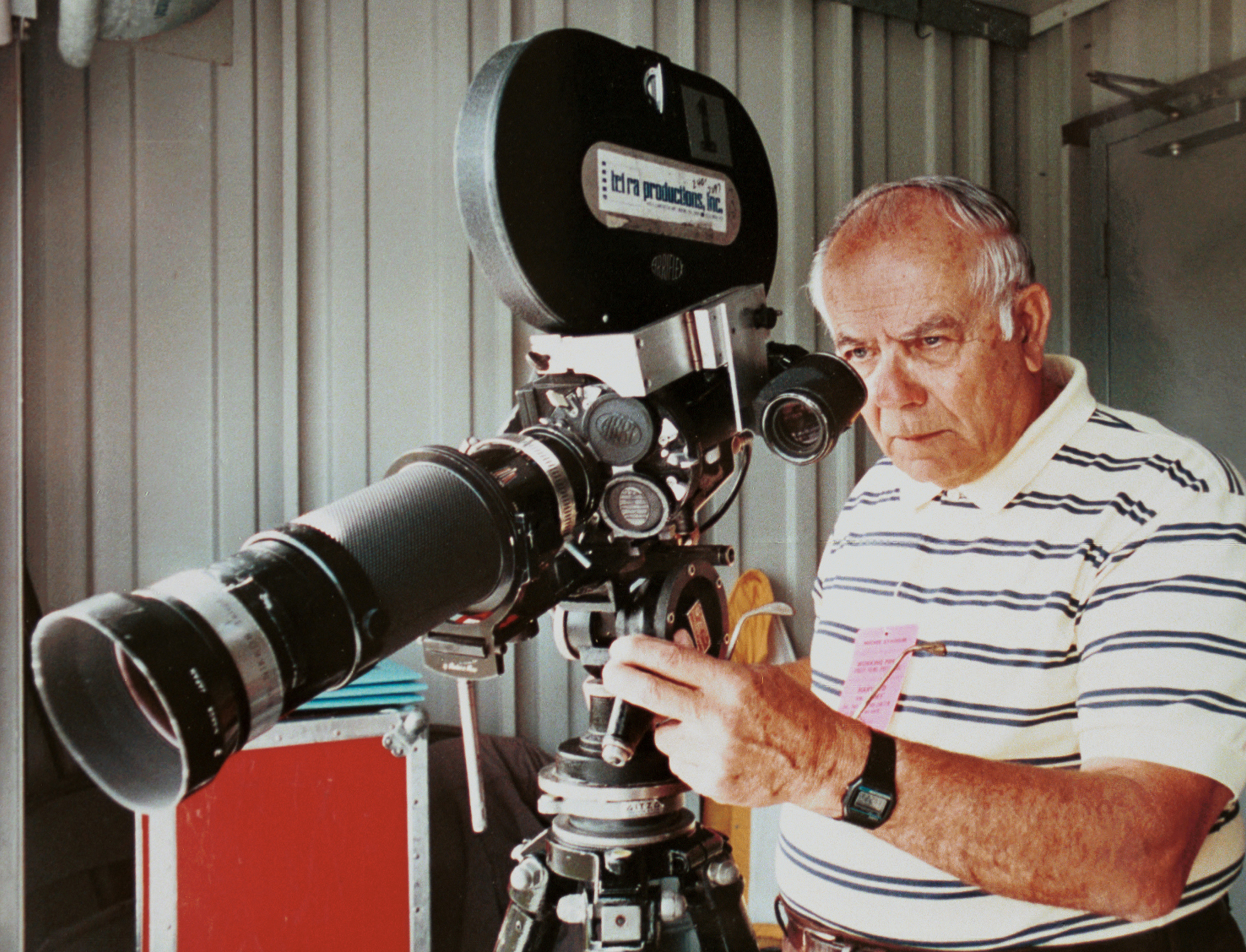 WG Wilson with Arriflex