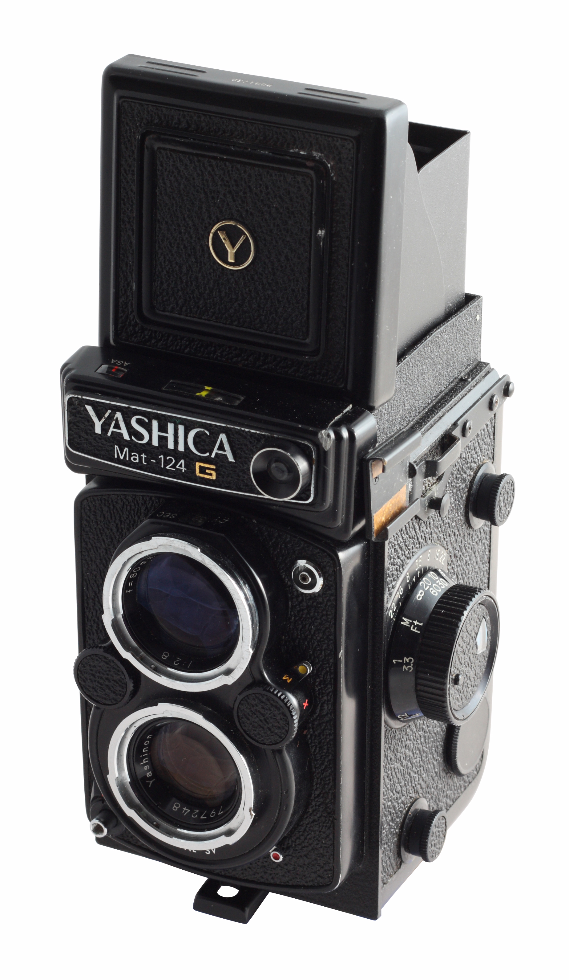 Yashica mat 124G - WLF ouvert