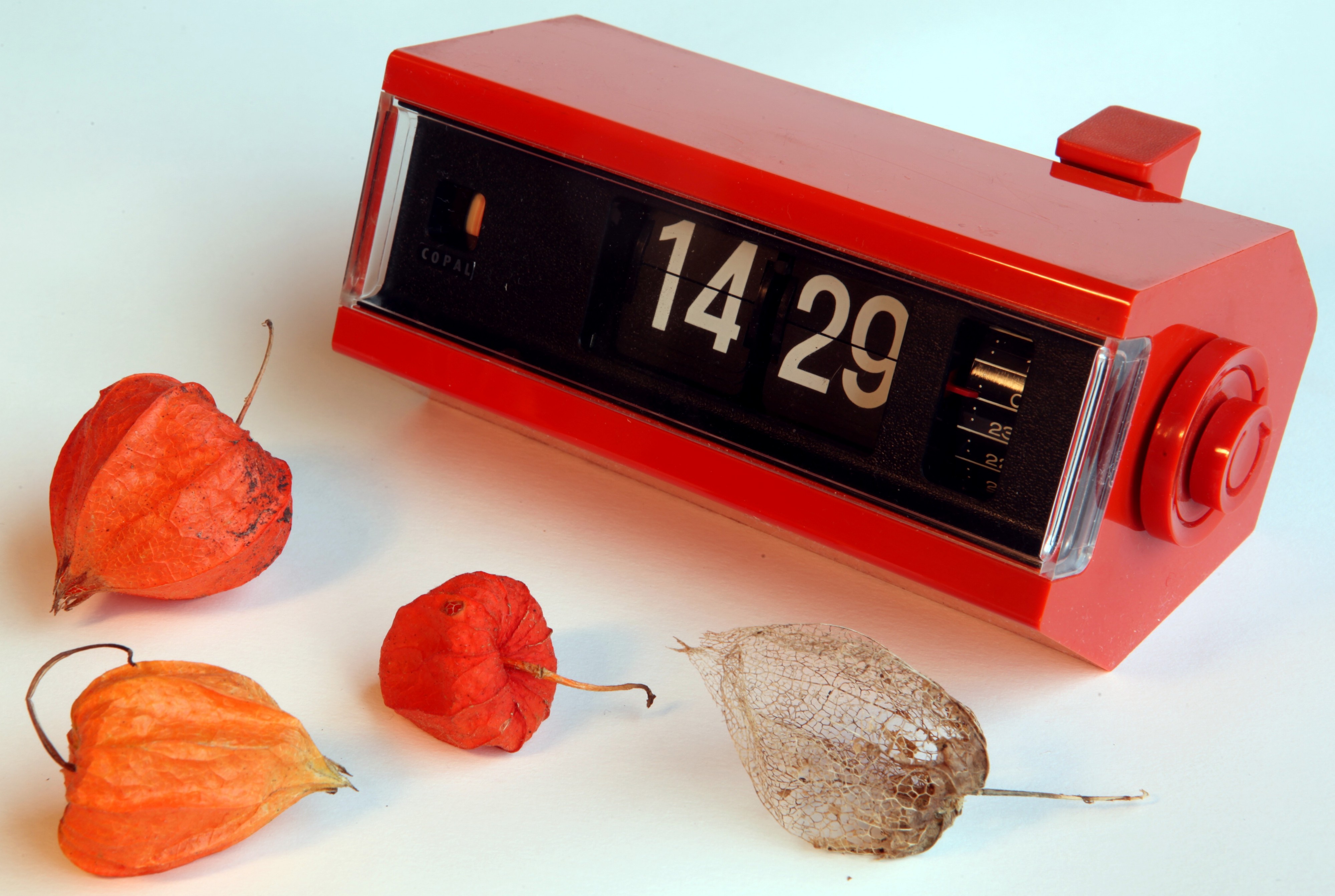 Copal japan 1970s Alarm flip number electric clock