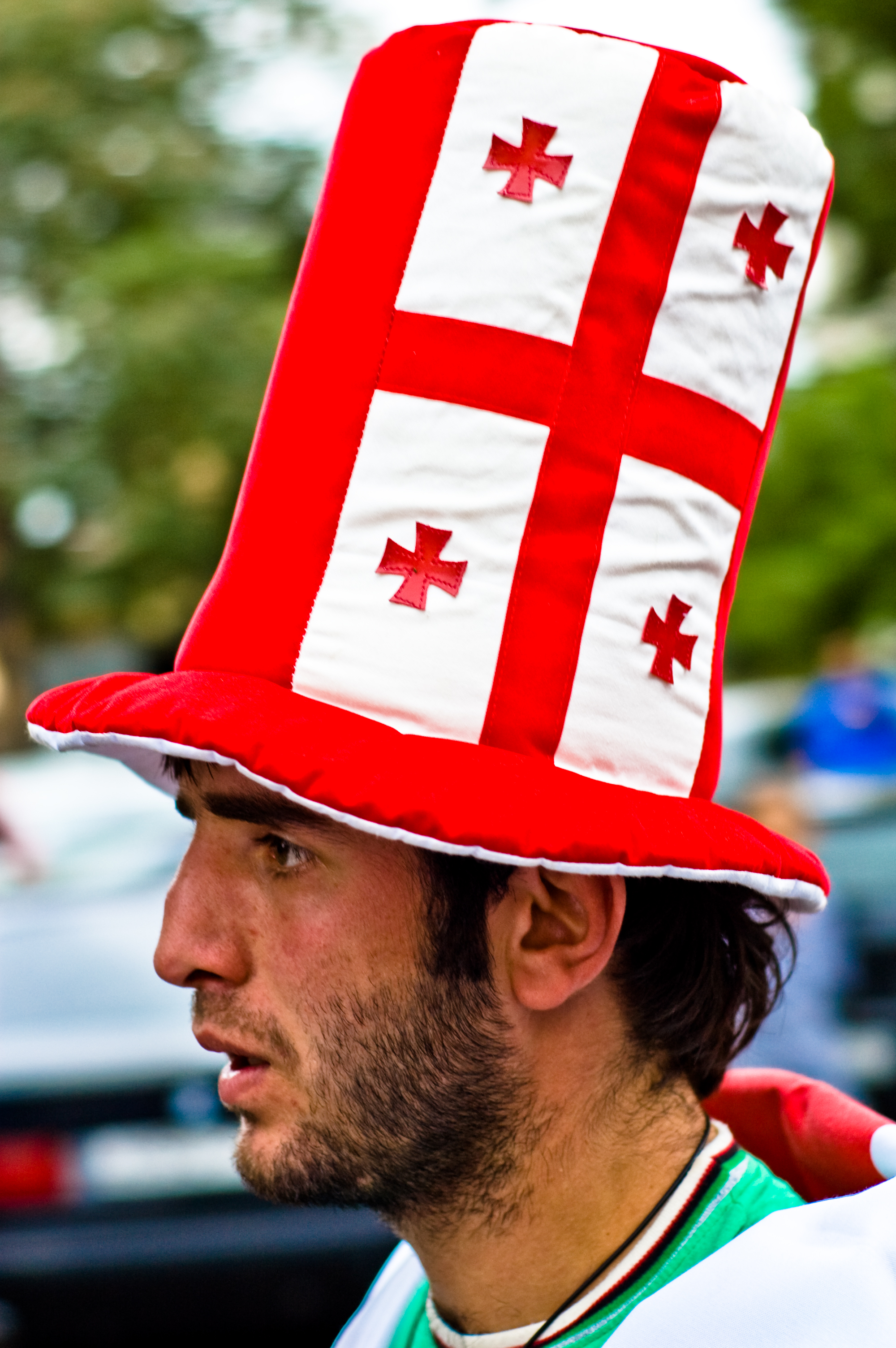 Flag of Georgia on hat