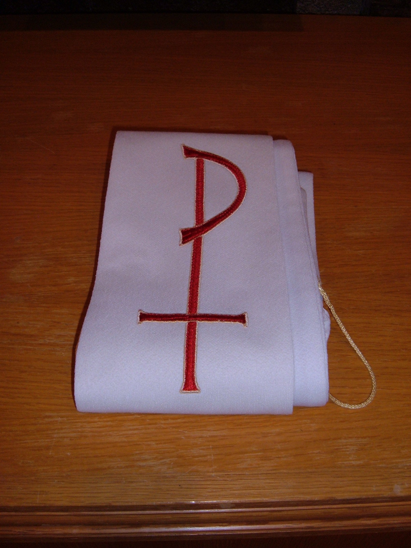 Folded Catholic stole