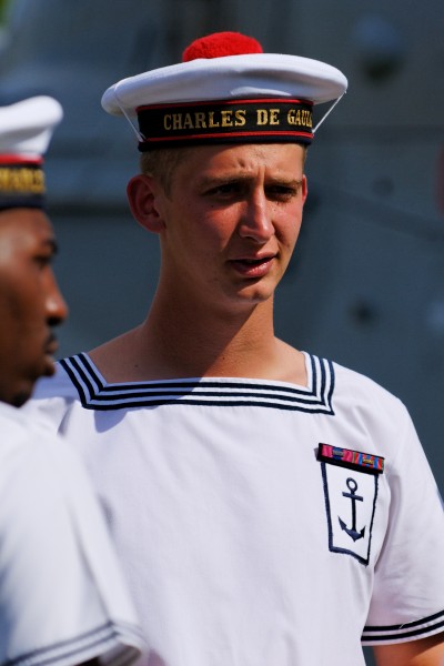 Charles-de-Gaulle seaman Bastille Day 2008