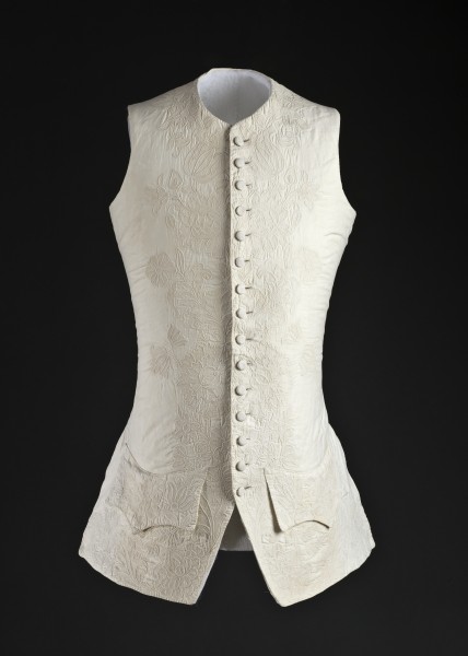 Man's waistcoat with corded quilting c. 1760
