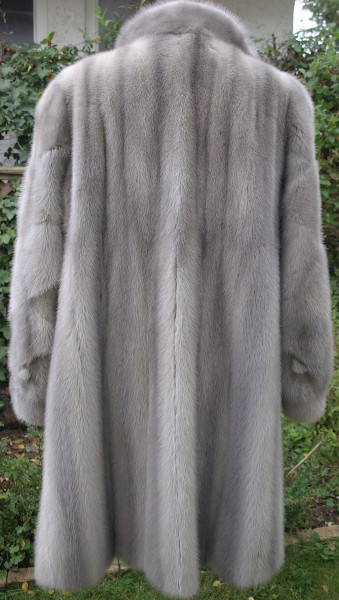 Sapphire mink fur coat 1980