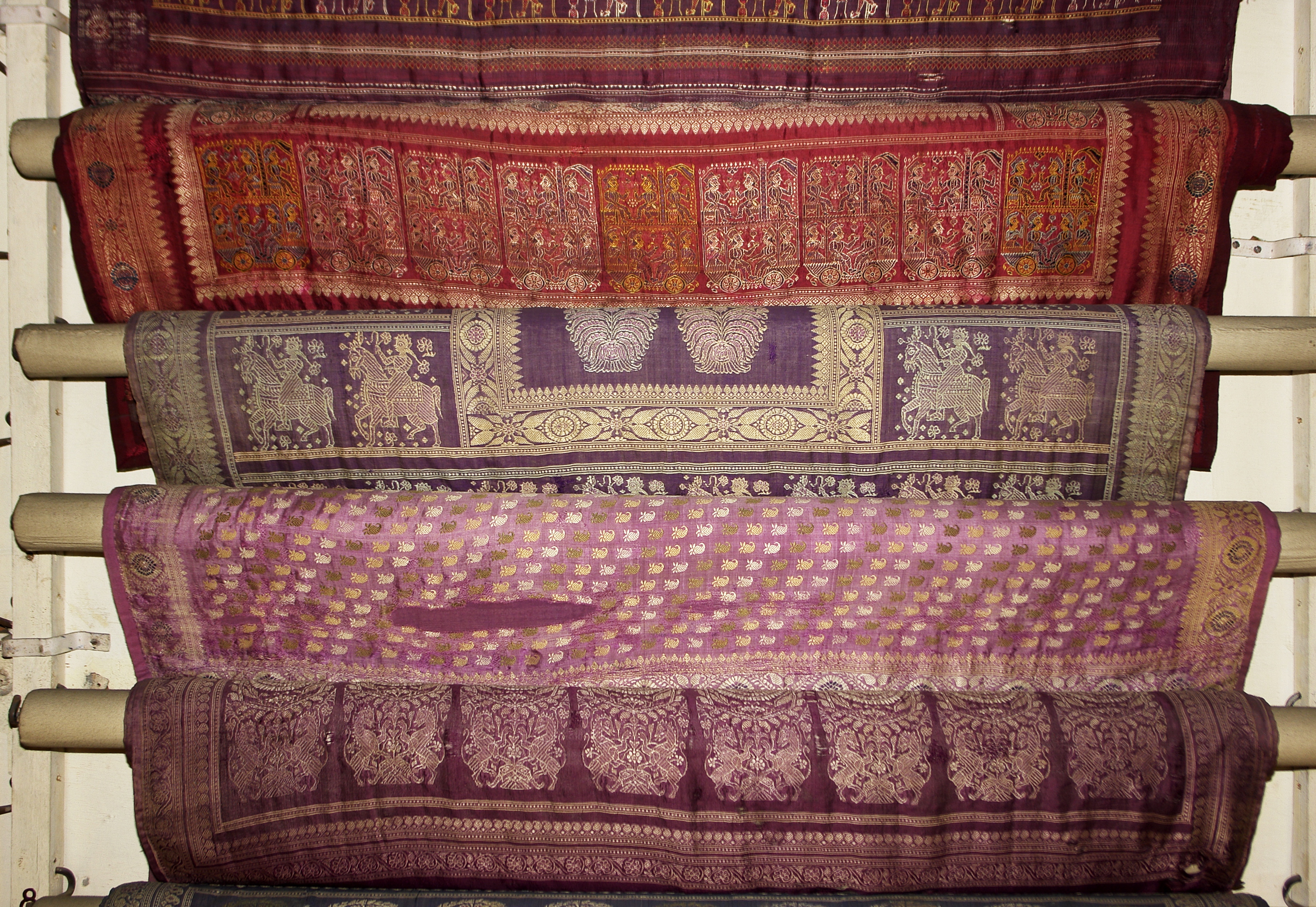 Saris 1, Crafts Museum, New Delhi, India