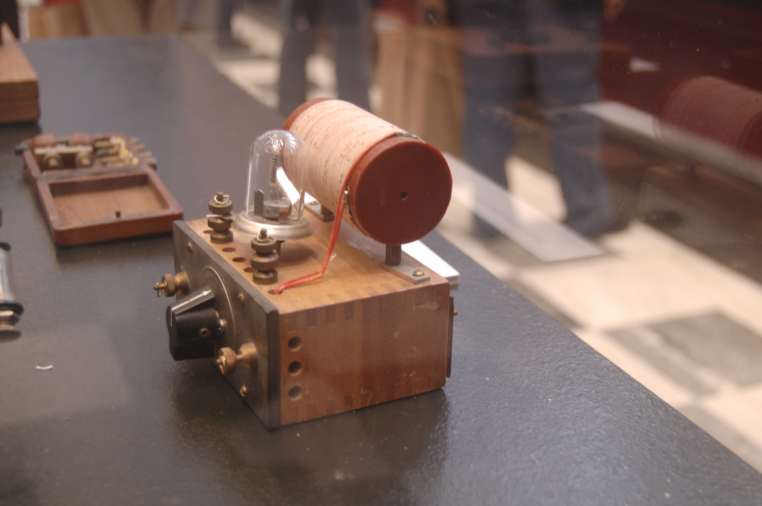 1945 homemade galena crystal radio