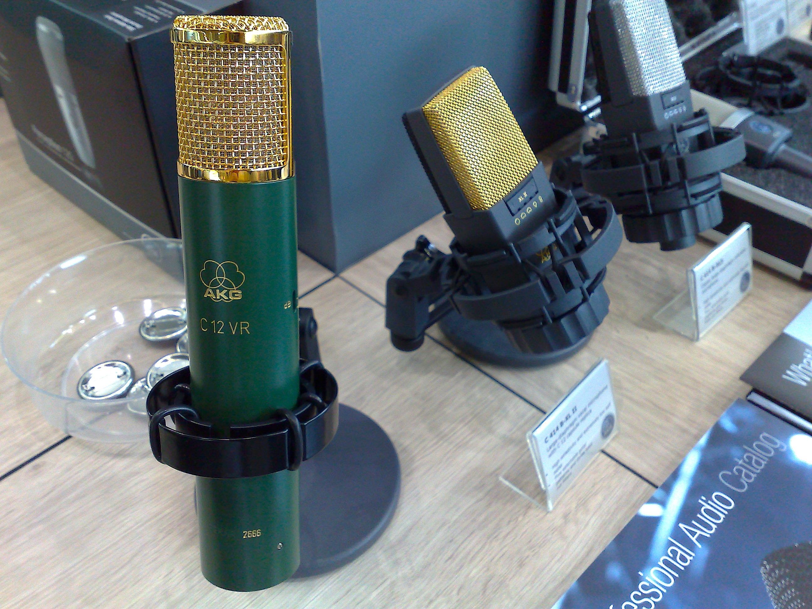 AKG C12VR, C414B-XLII, C414B-XLS