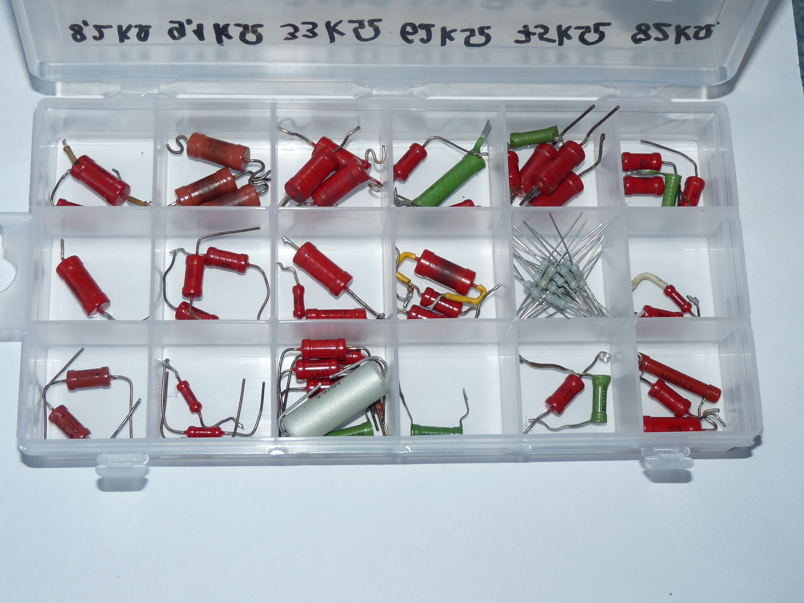Box with USSR resistors