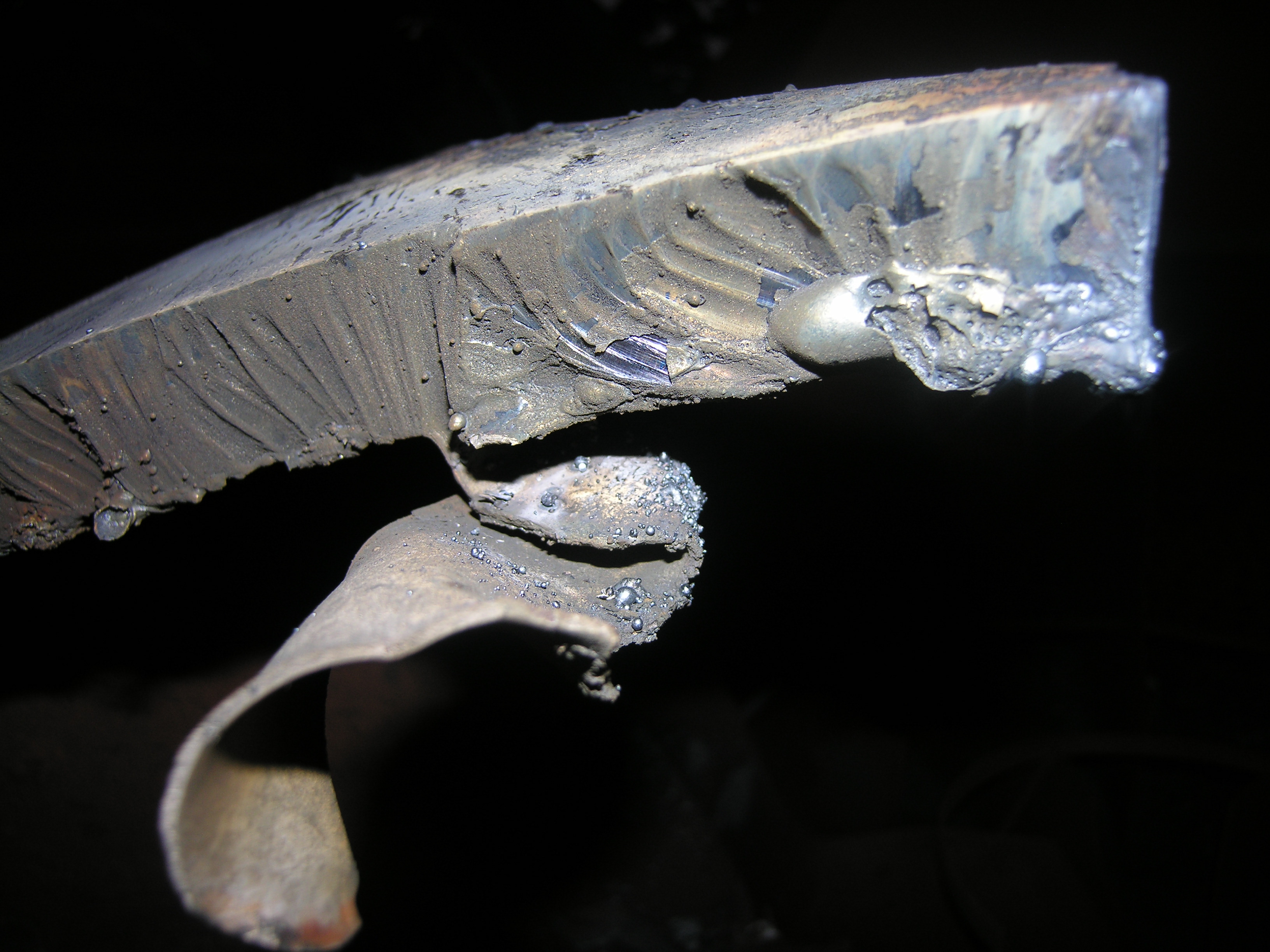 Cutted metal